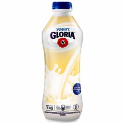 GLORIA - YOGURT VANILLA FLAVORED , BOTTLE  X  1 LITER