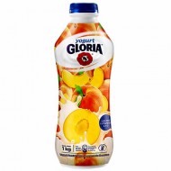 GLORIA - YOGURT PEACH FLAVORED , BOTTLE  X  1 LITER