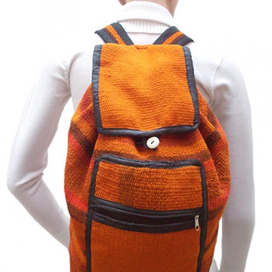 INCA PERUVIAN SHEEP WOOL BACKPACK