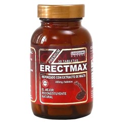 ERECTMAX SEXUAL ENHANCER & VIGORIZING TABLETS - JAR X 30 UNITS