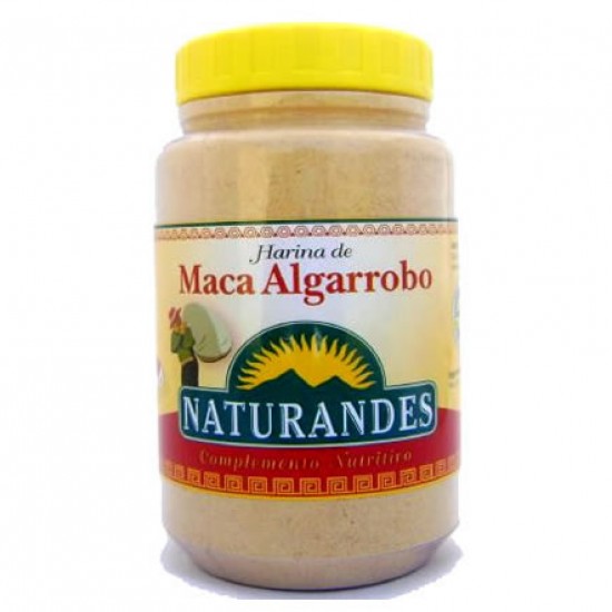 NATURANDES - MACA AND CAROB TREE  FLOUR POWDER, BOWL X 340 GR