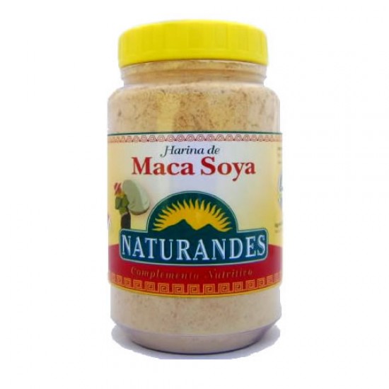 NATURANDES - MACA AND SOY SOJA  FLOUR POWDER X 340 GR