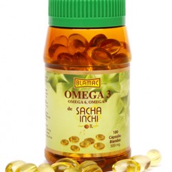 BLAMAC - PERUVIAN SACHA INCHI OIL OMEGA 3,6 AND 9 X 100 SOFT CAPSULES 500 MG