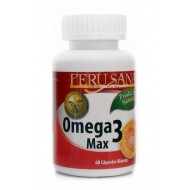  PERUSANA - OMEGA 3 MAX - FISH OIL SOFT CAPSULES 1000 MG, JAR X 60  UNITS