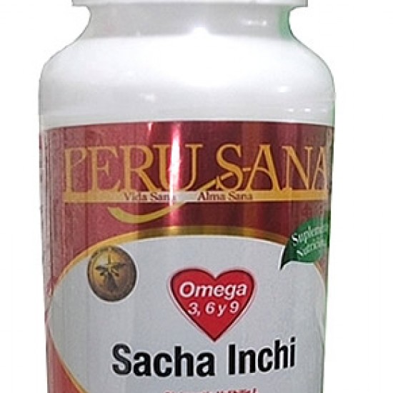 PERUSANA - SACHA INCHI OIL OMEGA 3,6 AND 9 X 60 SOFT CAPSULES 1000 MG