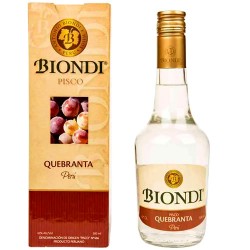 BIONDI - PERUVIAN PISCO PURO ITALIA, BOTTLE X 500 ML