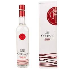  OCUCAJE 100 AÑOS - PERUVIAN PISCO MOSTO VERDE ACHOLADO, BOTTLE x 750 ML