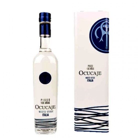 OCUCAJE 100 AÑOS - PERUVIAN PISCO MOSTO VERDE QUEBRANTA,BOTTLE X 750 ML