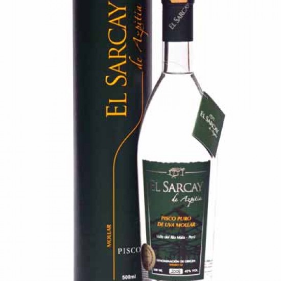 SARCAY - PERUVIAN PISCO ITALIA , BOTTLE X 700 ML