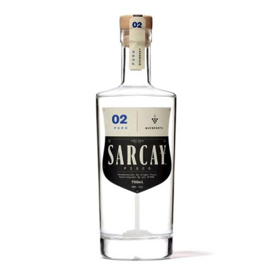 SARCAY - PERUVIAN PISCO TORONTEL , BOTTLE X 700 ML