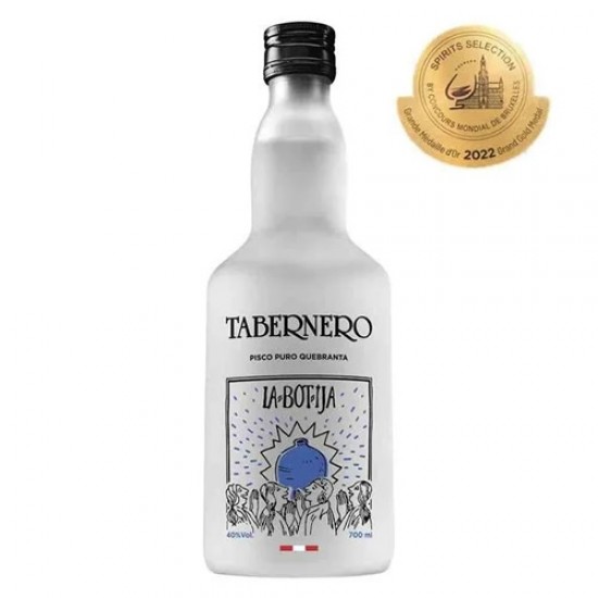 TABERNERO "LA BOTIJA"- CLASSIC PISCO QUEBRANTA, BOT X 700 ML TABERNERO "LA BOTIJA"- CLASSIC PISCO QUEBRANTA, BOT X 700 ML