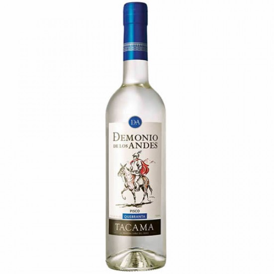 TACAMA "DEMONIO DE LOS ANDES" - PERUVIAN PISCO QUEBRANTA X 700 ML