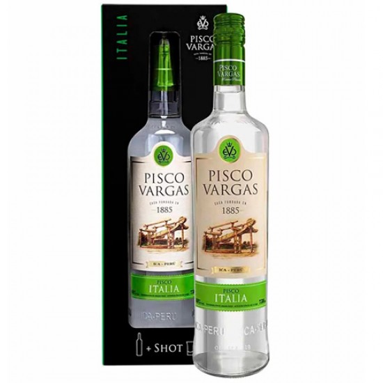 VARGAS - PERUVIAN PISCO PURE, BOTTLE X 750 ML