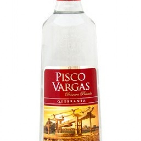 VARGAS - PERUVIAN PISCO PURE, BOTTLE X 750 ML