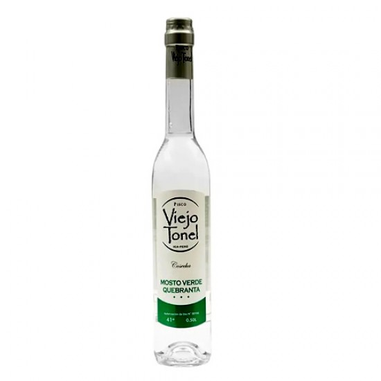 VIEJO TONEL - PERUVIAN PISCO MOSTO VERDE QUEBRANTA, BOT X 500 ML