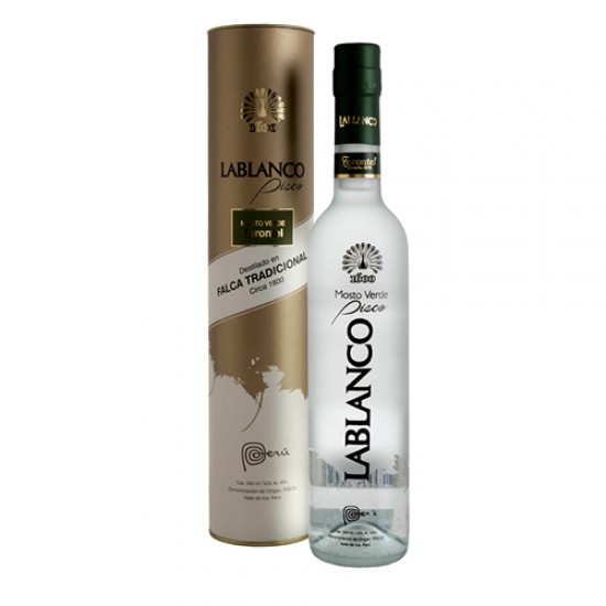 LABLANCO - PERUVIAN PISCO MOSTO VERDE TORONTEL , BOT X 500 ML