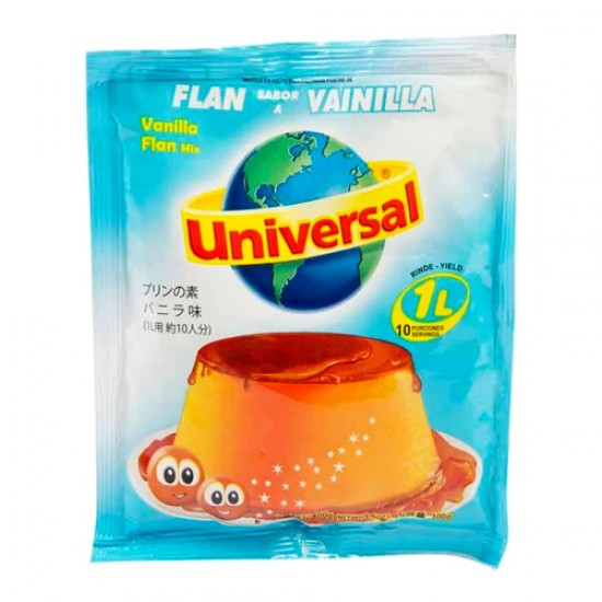 UNIVERSAL - VANILLA FLAN , SACHET X 150  GR