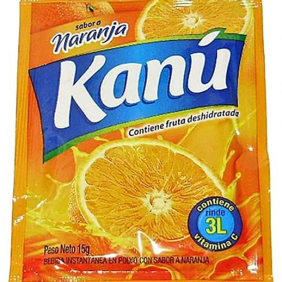 KANU  - ORANGE  INSTANT DRINK  X 15 GR, BAG OF 10 SACHETS