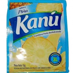 KANU - PINEAPPLE INSTANT DRINK  X 15 GR PACK X 10 SACHETS