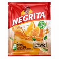 NEGRITA - ORANGE FLAVOR INSTANT DRINK X 13 GR, BAG X 12 SACHETS