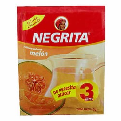 NEGRITA - MELON INSTANT DRINK  X 15 GR, BAG OF 10 SACHETS