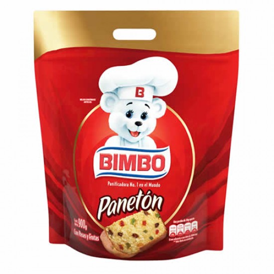 BIMBO PANETON - PERUVIAN FRUITCAKE, BAG X 900 GR