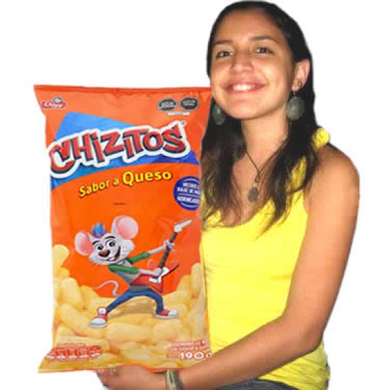 CHIZITOS - PERUVIAN PUFFED CORN SNACKS, BAG X 190 GR