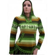 12 WHOLESALE HOODIE SWEATERS JACKET "SHAKIRA" MODEL HANDWOVEN ALPACA WOOL ASSORTED DESIGNS