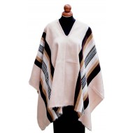 AMAZING WHOLESALE ALPACA WOOL PONCHO , STRIPED DESIGN FOR MEN