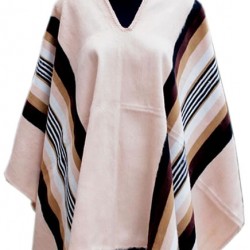 AMAZING WHOLESALE ALPACA WOOL PONCHO , STRIPED DESIGN FOR MEN