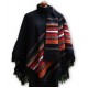 PRETTY WHOLESALE  PERUVIAN ALPACA CAMARGO WOOL RUANA PONCHO , ATTACHED SCARF 