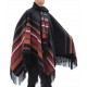 PRETTY WHOLESALE  PERUVIAN ALPACA CAMARGO WOOL RUANA PONCHO , ATTACHED SCARF 