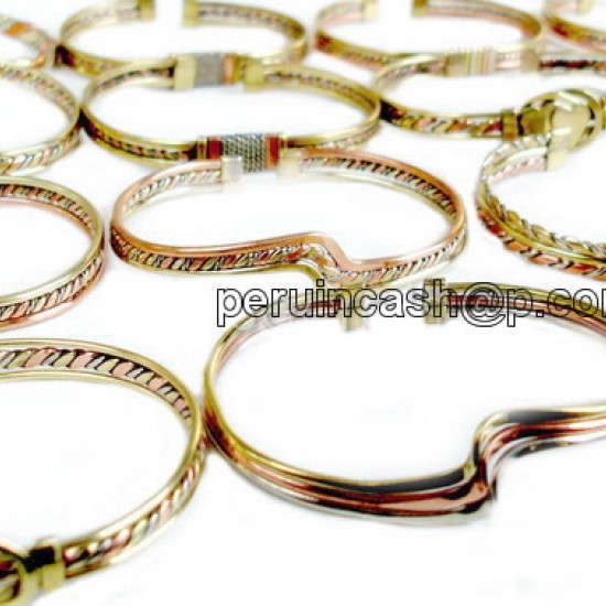 24 INCA PERUVIAN  WHOLESALE 03 METAL BRACELETS