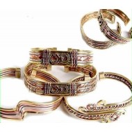 12 PERUVIAN  INCA WHOLESALE 03 METAL BRACELETS