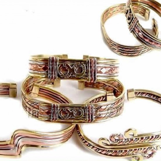 100 INCA PERUVIAN  HANDMADE WHOLESALE 03 METALS BRACELETS