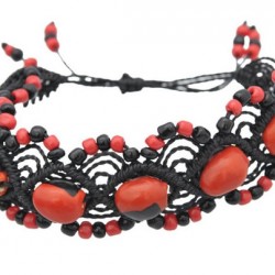 06 PERUVIAN WHOLESALE INCA HUAYRURO BRACELETS HANDMADE WOVEN AND MOSTACILLA