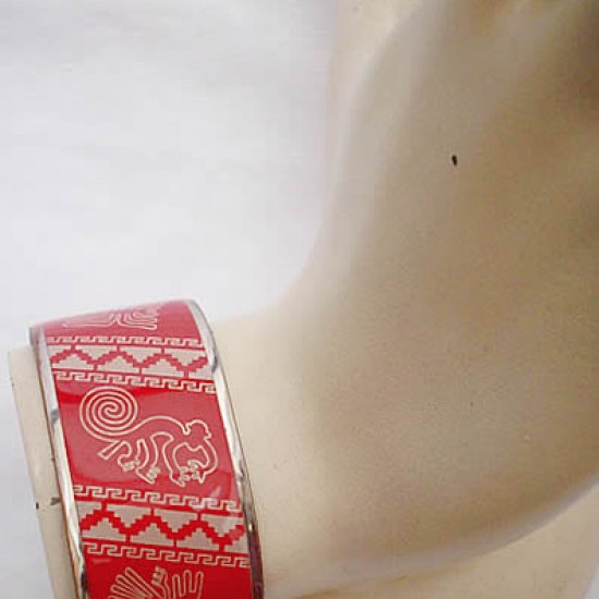 WHOLESALE INCA PERUVIAN RESINED CUFF BRACELETS HANDMADE ALPACA SILVER, NAZCA IMAGES WHOLESALE INCA PERUVIAN RESINED CUFF BRACELETS HANDMADE ALPACA SILVER, NAZCA IMAGES